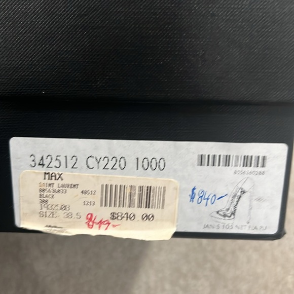 Saint Laurent lightning mesh heels - Picture 8 of 8